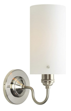  WS179OPSNRT6B - Wall Sconce Retro Cylinder Opal Satin Nickel E26 Retro Bulb 60W